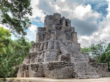 Aspecto de ruinas en la Reserva de Sian Ka’an, en Quintana Roo.