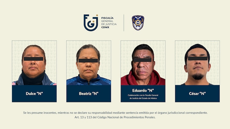 Caen cuatro acusados de secuestro en CDMX