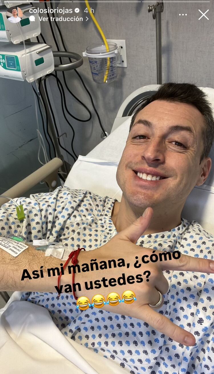 Luis Donaldo Colosio Riojas informó que fue hospitalizado