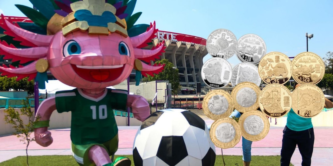 Banxico sorprende con monedas del Mundial 2026