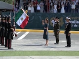 Acto cívico en Puebla.