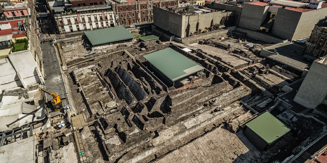 Imagen que compartió el director del Proyecto Templo Mayor.