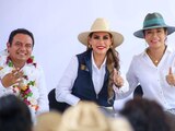 En Guerrero, los recursos regresan al pueblo, a través de becas, pensiones y programas sociales: Evelyn Salgado.