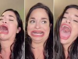 Samantha Ramsdell está feliz de ser reconocida como la mujer con la boca más grande del mundo