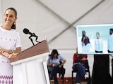 LA PRESIDENTA, ayer, en Veracruz