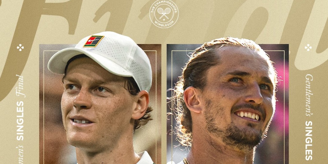 Jannik Sinner y Alexander Zverev definen al campeón varonil de Wimbledon 2026.