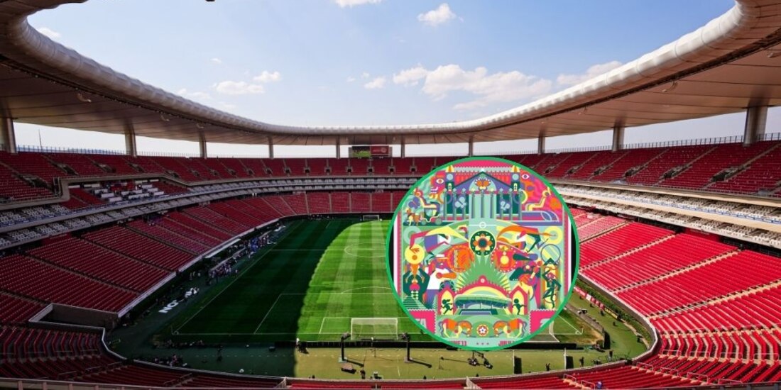 El Estadio AKRON fue testigo de la revelación del póster de Guadalajara.