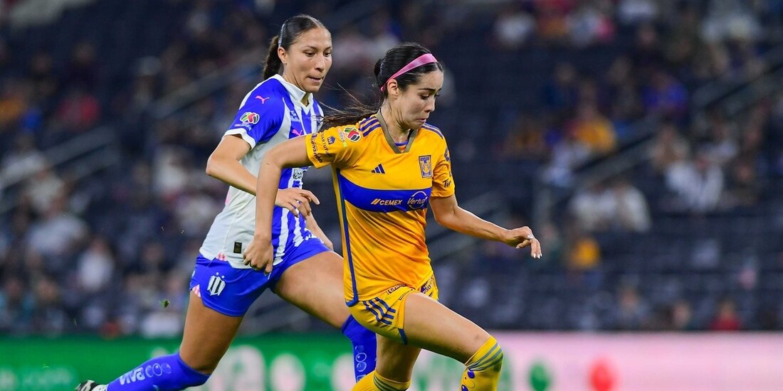 Rayadas y Tigres igualaron 0-0 en la ida de semifinales de la Liga MX Femenil.