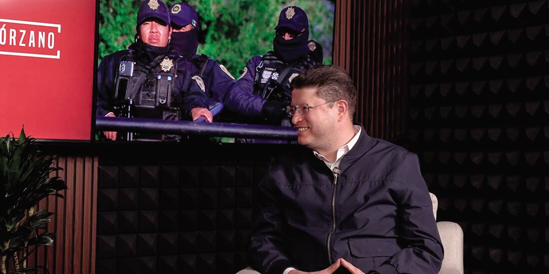 El secretario de Seguridad Ciudadana, Pablo Vázquez Camacho, en entrevista en Al Mediodía con Solórzano.