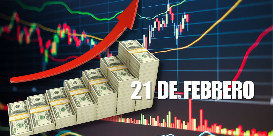 Este es el precio del dólar hoy, 21 de febrero.