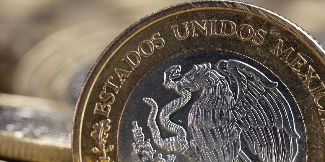 En la imagen, una monedas de 10 pesos.