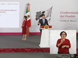 Roberto Velasco este martes en Palacio Nacional.