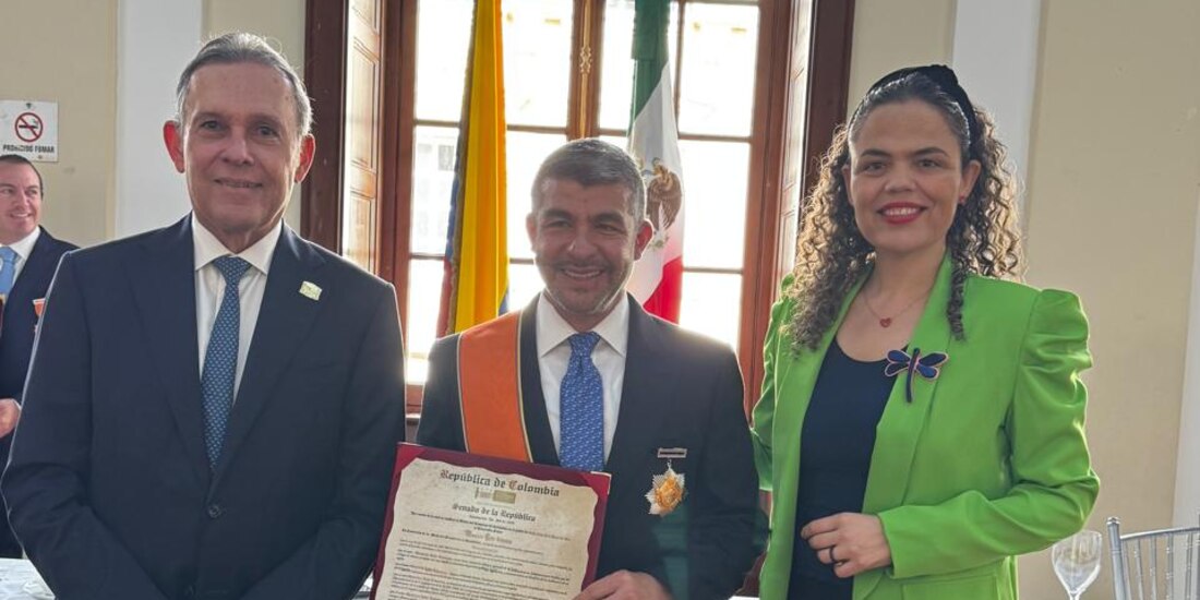 Mauricio Tabe en el Senado de Colombia, el pasado 3 de junio.