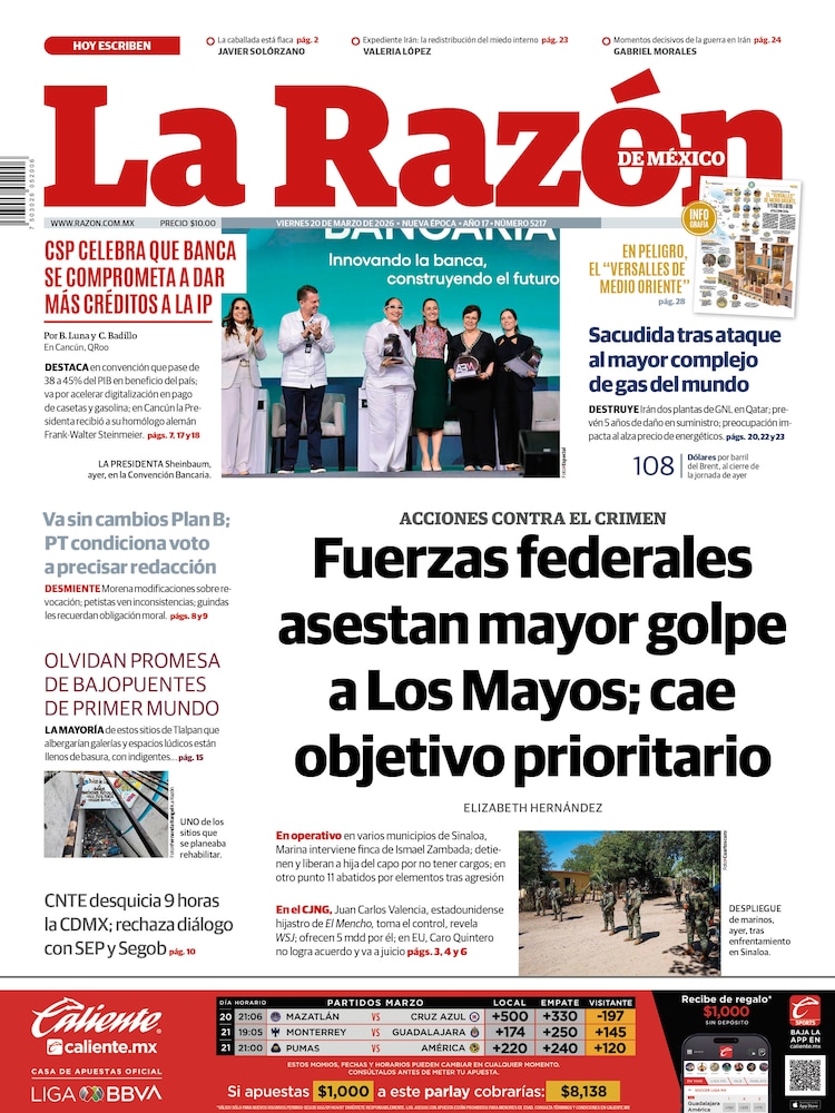 La Razón 20 Marzo 2026