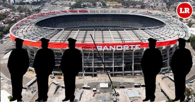 SSC alista dispositivo de seguridad en el Estadio Ciudad de México.