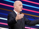 Gianni Infantino en una conferencia de prensa.