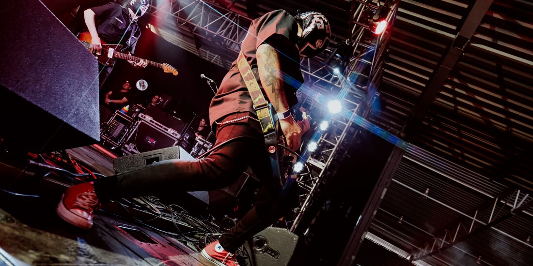 Lost Acapulco durante su show en el festival.