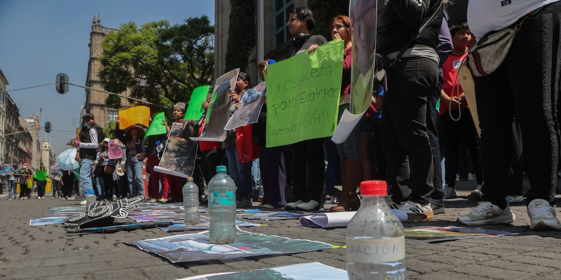 Manifestación en las inmediaciones de la Suprema Corte de Justicia