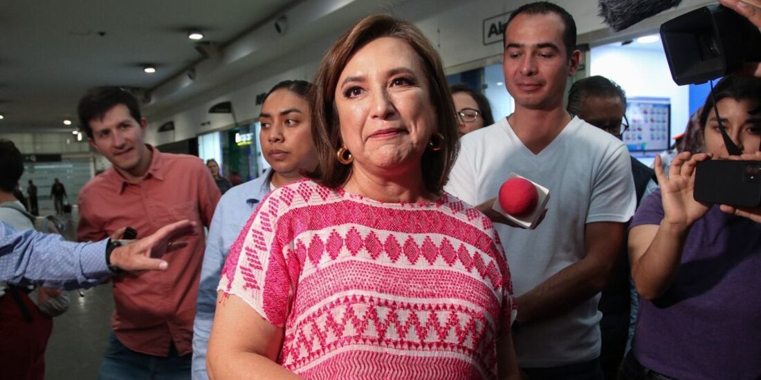 Xóchitl Gálvez, candidata de la oposición a la Presidencia de la República.
