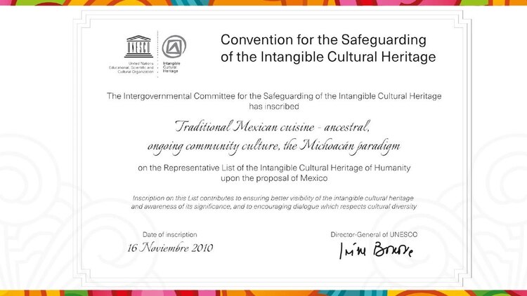 El 16 de noviembre de 2010 se declaró a la gastronomía mexicana como Patrimonio Cultural Inmaterial. Foto: Especial