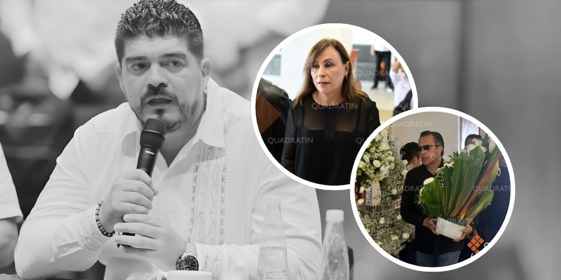 Despiden a Zenyazen Escobar; acuden Nahle, Cuitláhuac, amigos y familiares.