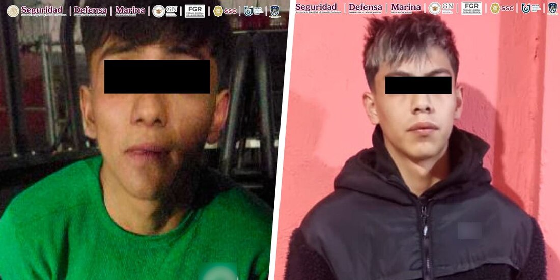 Detenidos Andy “N” y Geovanni “N” enfrentarán proceso por homicidio doloso.