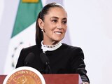 La Jefa del ejecutivo, Claudia Sheinbaum, ayer en su conferencia de prensa.