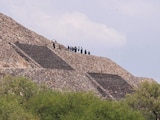 Ataque armado en la zona arqueológica de Teotihuacán, este 20 de abril de 2026.