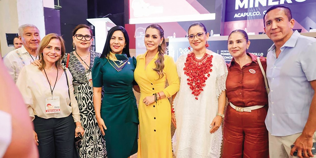 La mandataria estatal de Guerrero, Evelyn Salgado, ayer, en Acapulco.