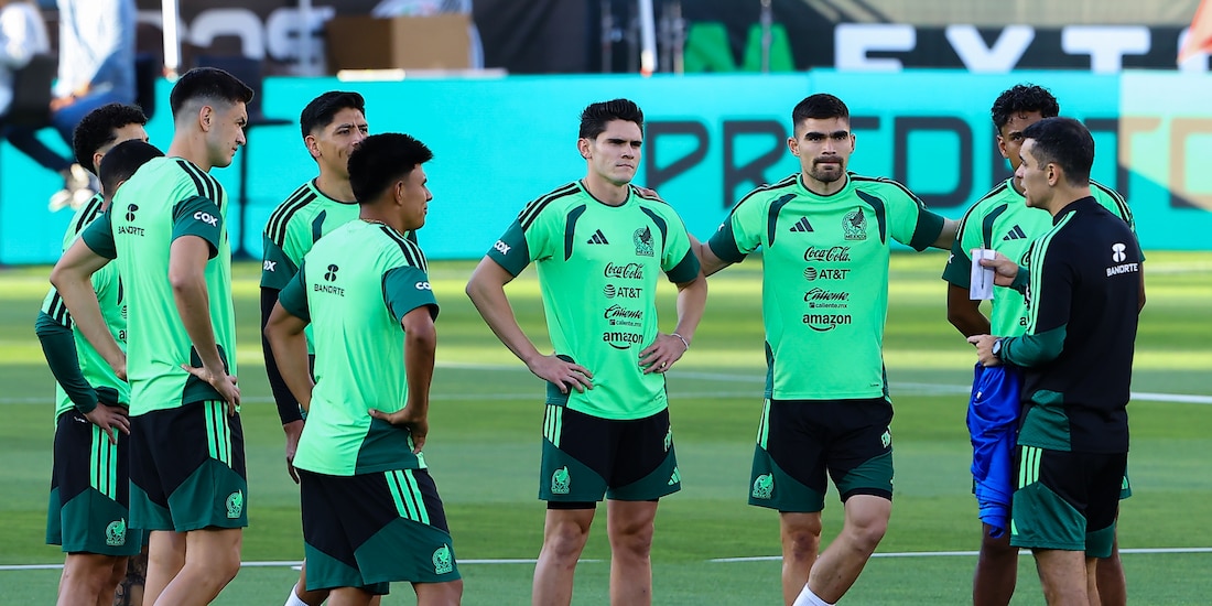 La Selección Mexicana en un entrenamiento previo al Mundial 2026