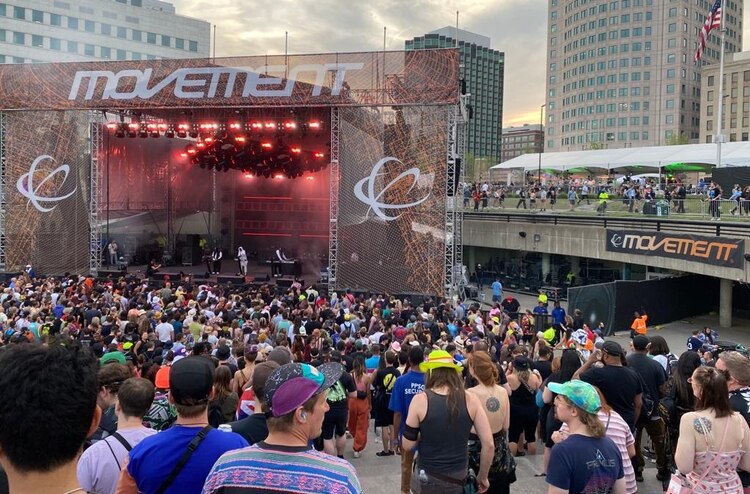 Imagen de un escenario del festival "Movement"