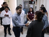 Martí Batres Guadarrama supervisó los trabajos de remodelación en el Hospital General del ISSSTE en Zacatecas.