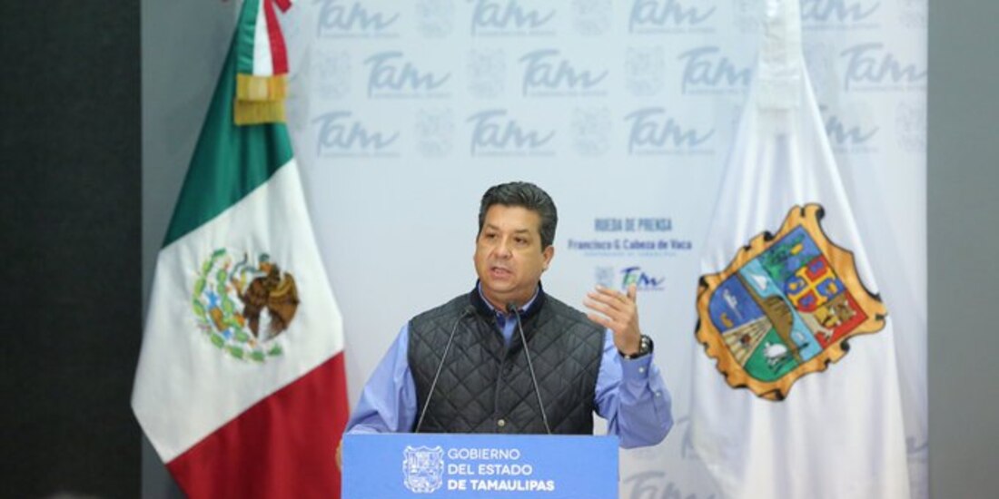 Francisco García Cabeza de Vaca, gobernador de Tamaulipas.