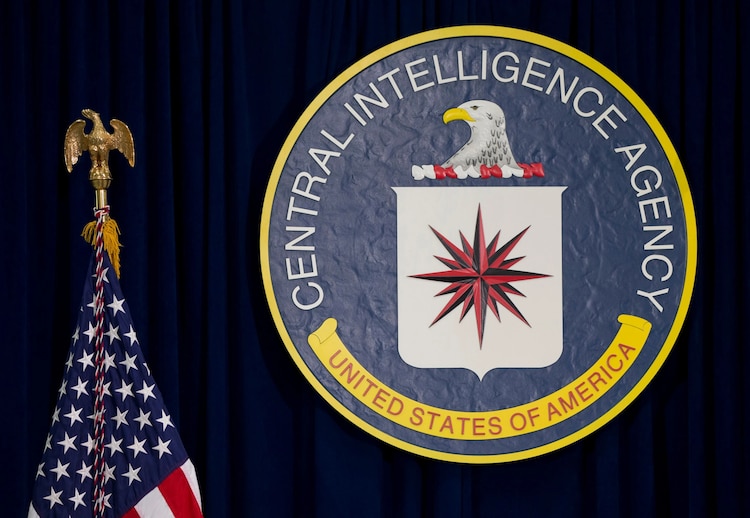 Escudo de la CIA, en una fotografía ilustrativa.