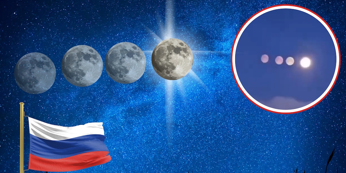Cuatro lunas en Rusia