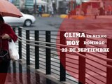 Heladas e intensas lluvias, así será el clima este domingo 22 de septiembre.