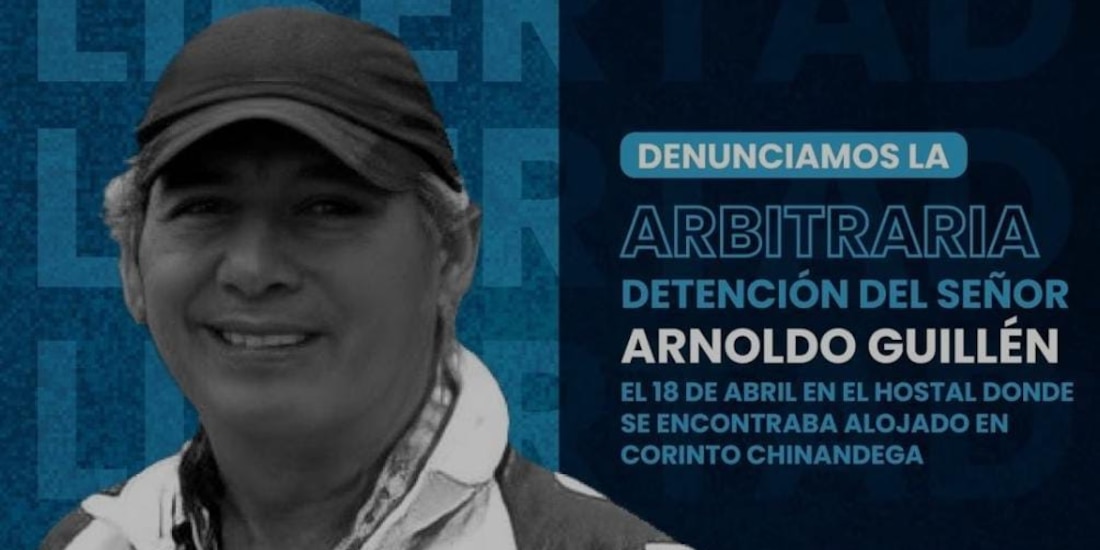Denuncian arresto político de un mexicano en Nicaragua.
