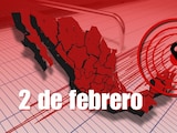 Esta es la actividad sísmica de HOY, 2 de febrero.
