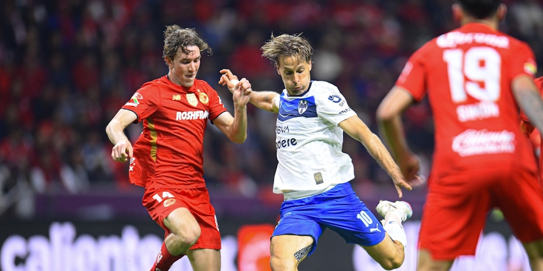 Monterrey perdió 6-2 ante Toluca como visitante en la Jornada 10 del Apertura 2025.