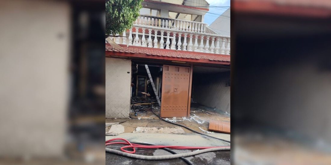 Explosión en domicilio de Lindavista, alcaldía GAM, deja fuertes daños estructurales y tres personas heridas.