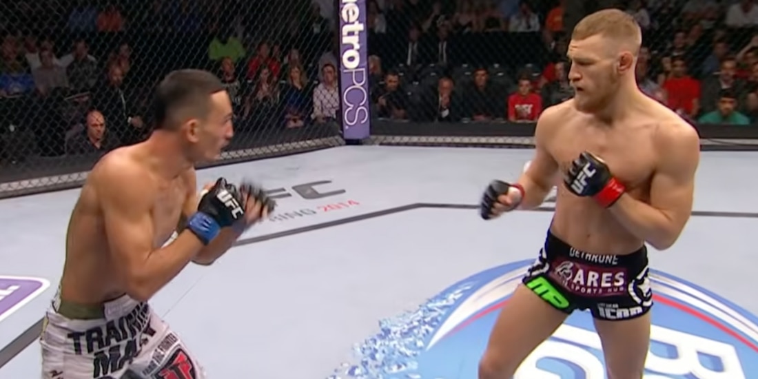 Primera pelea de Conor McGregor y Max Holloway