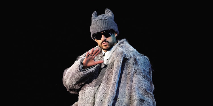 BAD BUNNY ayer, en conferencia de prensa en San Francisco, EU.