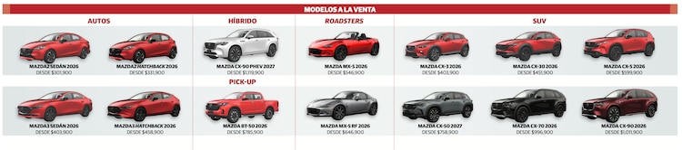 Modelos a la venta