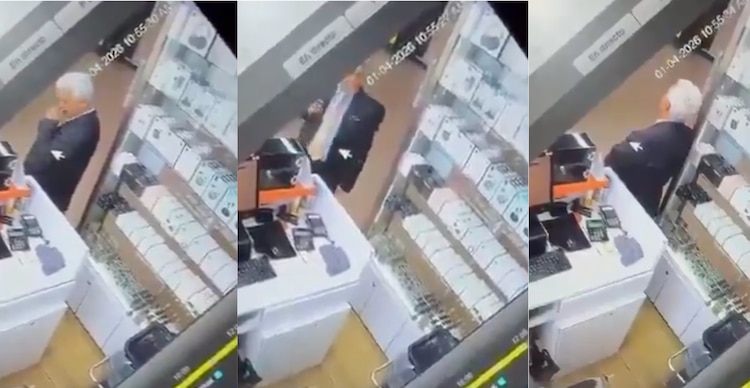 Video del Hombre que roba millones de aeropuerto internacional El Dorado, en Bogotá Colombia