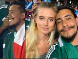 Pareja protagoniza ‘historia de amor’ en el partido de México vs Guatemala. Foto: Especial