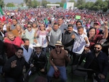 La alcaldesa Azucena Cisneros Coss encabeza la Asamblea Informativa en Defensa de la Soberanía Nacional en Ecatepec.