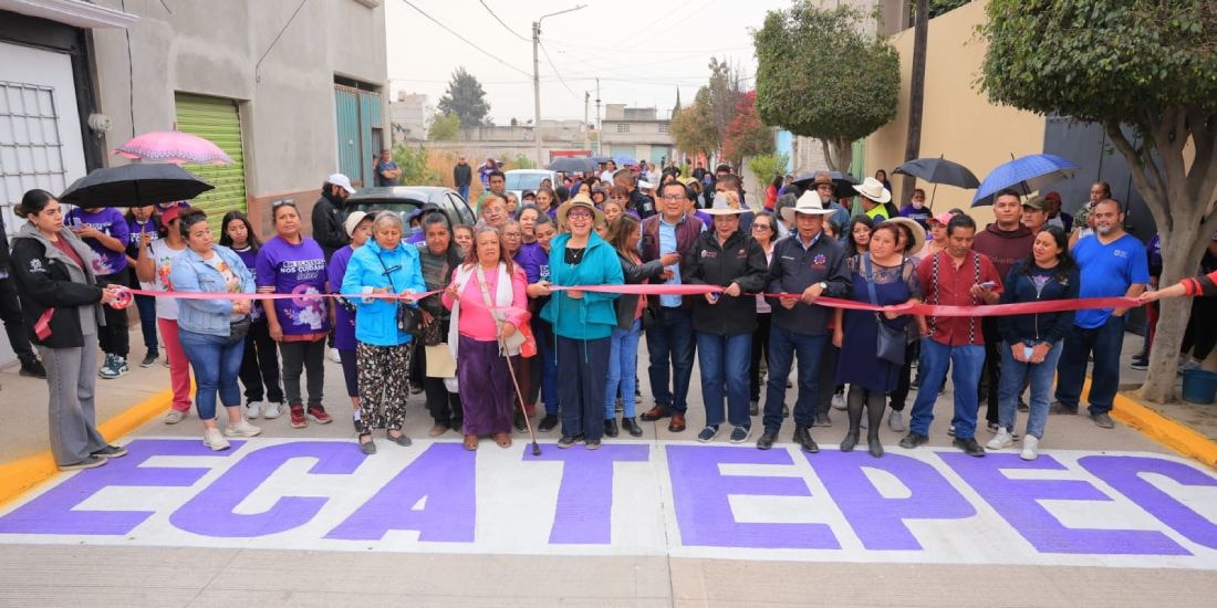 Plasman en calles de Ecatepec leyendas alusivas a la igualdad de género.