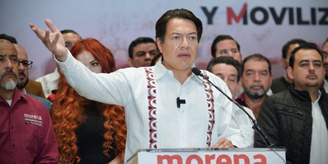 Mario Delgado, dirigente nacional de Morena.