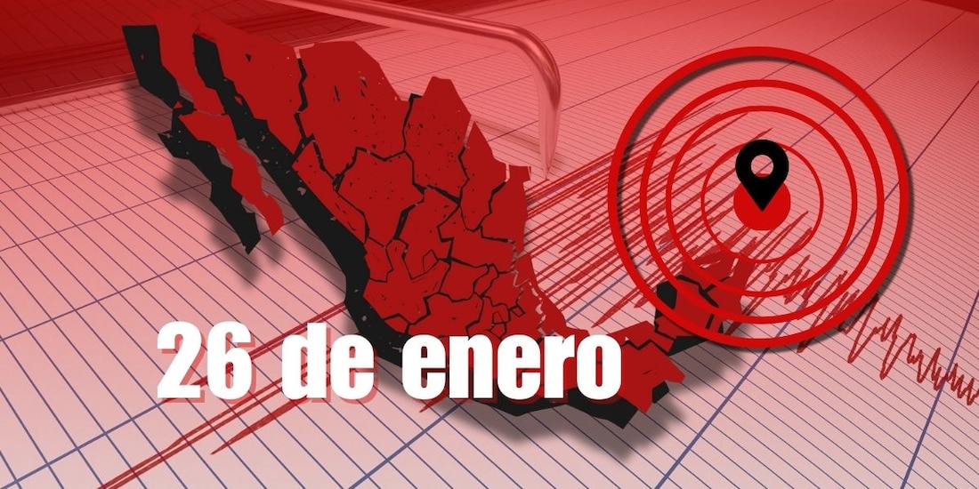 Esta es la actividad sísmica de hoy, 26 de enero.