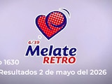 Resultados del sorteo Melate Retro 1630 del sábado 2 de mayo de 2026.